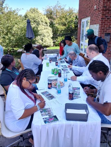 The judges selected their favourites from their own garden