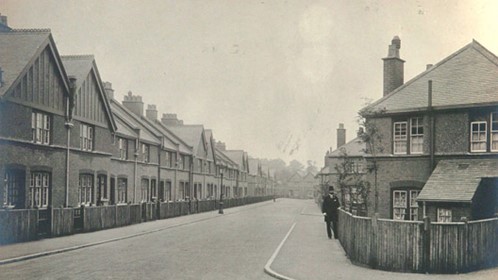 Old photo of Rosendale Road