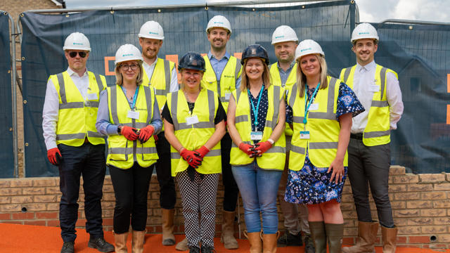 Peabody and partners celebrate affordable homes milestone with topping out ceremony